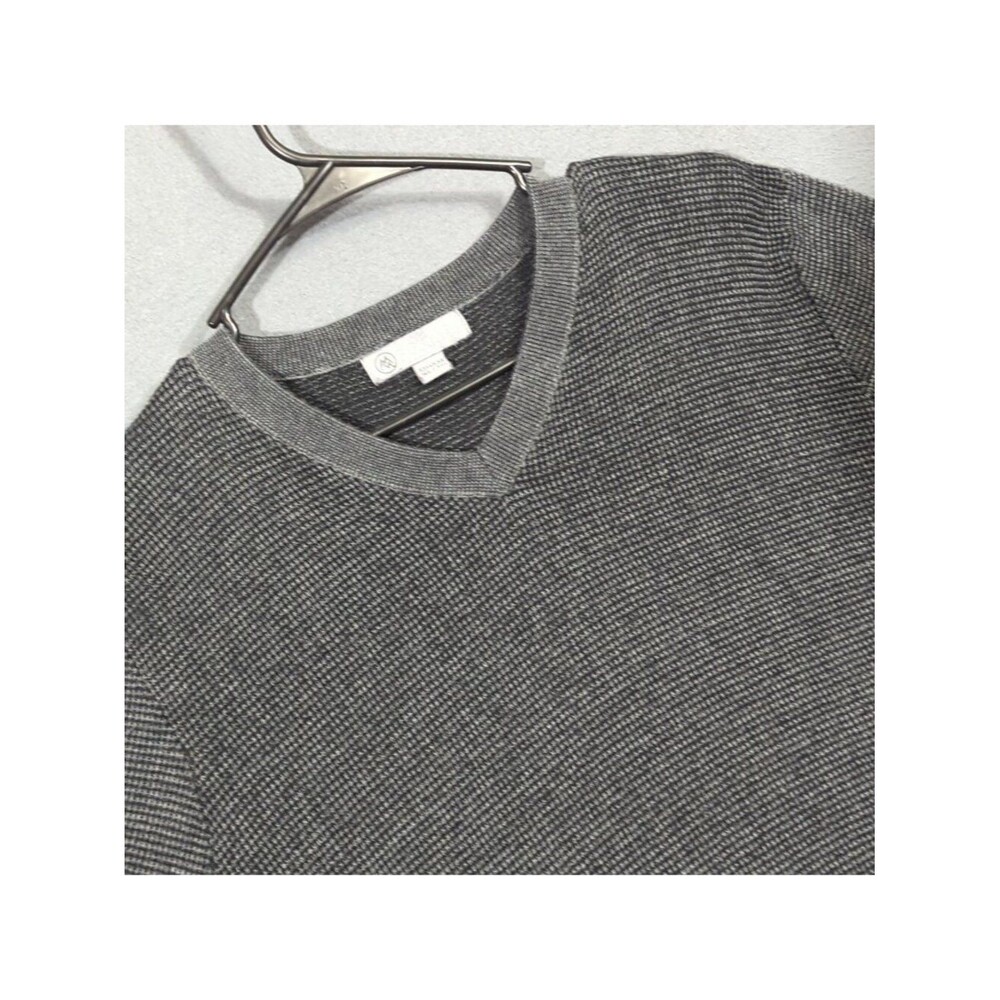 Cloudviel Sweater Men's XL Gray V-Neck Pullover Long Sleeve